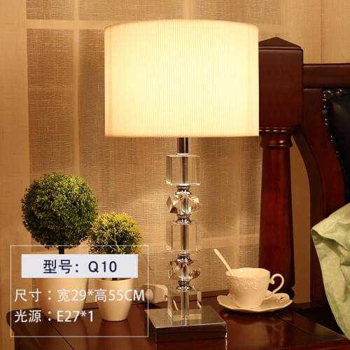 Buy 2 Get 20% Off Modern K9 Crystal Table Lamp For Living Room Home Decoration Bedside Lamp Creative Bedroom and Household Lamps