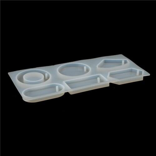 Multifunction Clear Silicone Mold Mould Epoxy Resin Jewelry Making Tool Hole For Sweater Chain Pendant Necklace