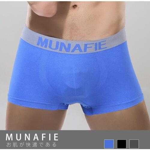 Fierce Men Boxer Panties Ice Silk Underwear Mid Waist Boxer Shorts Men Cotton Underpants Male Pure Men Panties Shorts Underwear