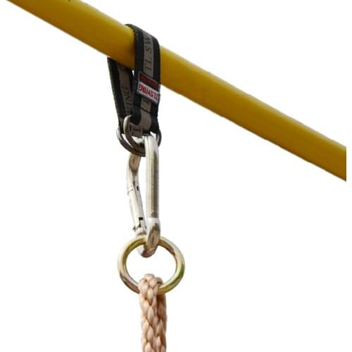 Swing Hardware Connector Snap Hook Clips and Hanging Straps 2 Set - Attaches Swings and Other Accessories Rated