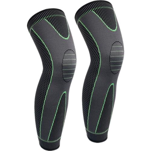 New Unisex Knitted Nylon Sports Knee Pads Breathable Elbow Leg Protection Gear Fitness Football Sport Accessories