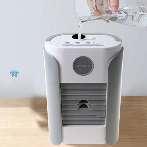 Air Conditioner Air Cooler Humidifier Purifier Portable For Home Room Office 3 Speeds Desktop Quiet Cooling Fan Air