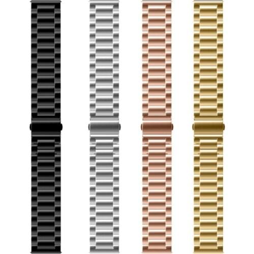 Suitable for Samsung Samsung Gears S3 strap Stainless steel three belts Metal steel belt outdoor tools