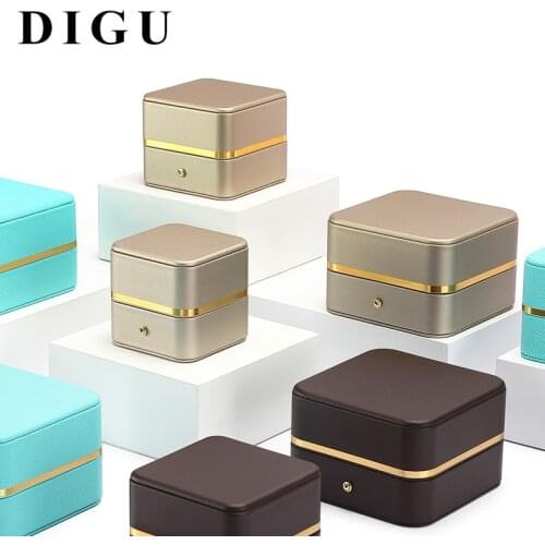 Pu Leather Ring box bracelet necklace jewelry box jewelry box jewelry box storage box light luxury gift box can be customized