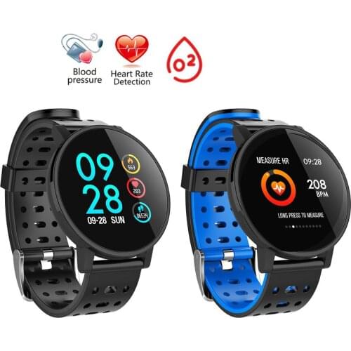 Smart Watch Men IP67 Waterproof Fitness Bracelet 15 Days Standby Color LCD Smartwatch Activity Tracker For Android IOS Band