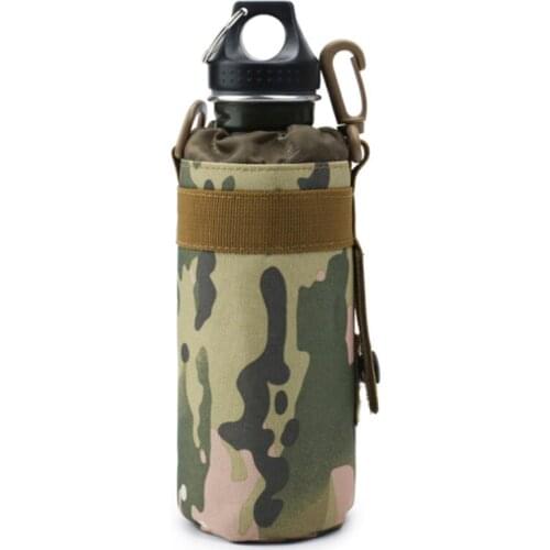 Outdoor Sports Special Kettle Bag Nylon Water Cup Set Tactical Camouflage Bag Water Bottle Bag Multicolor Army Fan
