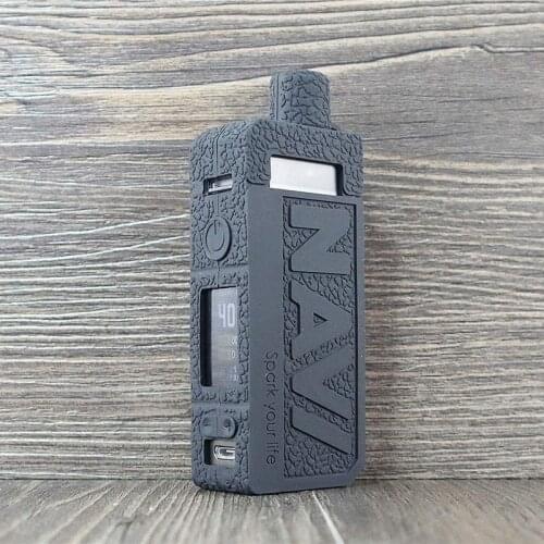 Texture Case Skin for Voopoo Navi 40W pod kit Protective Silicone Rubber Sleeve Cover Shield Wrap gel