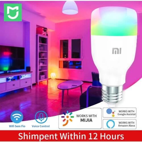 Xiaomi Smart Lamp Lite Bulb Global Version Led Lights Color LED WIFI Voice Control Temperature Bulb Room Decor Night Lights
