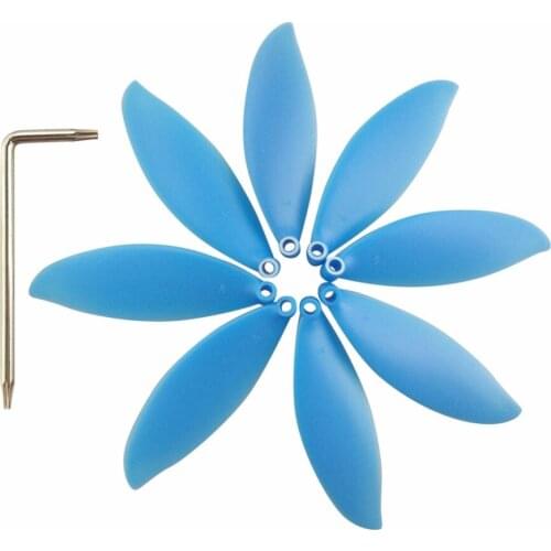 BLLRC 8PCS propeller for parrot anafi aerial four-axis drone Blue propeller