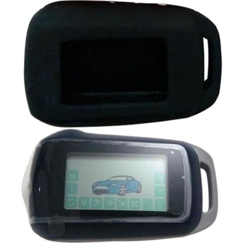 A94 LCD Remote Control Keychain + Silicone Key Case for Russia Starline a94 Two Way car alarm system