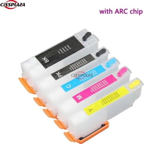 CISSPLAZA 5PCS 273 T2730 T- T2734 compatible For Epson XP600 XP700 XP800 XP520 XP620 XP820 XP610 XP810 refill ink cartridge