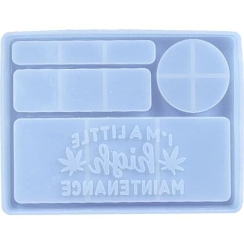 Resin Mold Epoxy Resin Rolling Pallet Mold Silicone Pallet Mold Suitable for Resin Casting Mold Home Decoration Jewelry