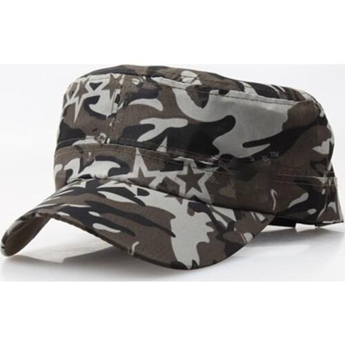 Camouflage German Military Hats Baseball Snapback Sun Hats Tactical Cap Adjustable Men Cap for Women Men Gorra Hombre SWANOWING