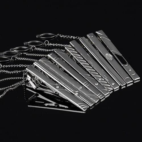 Multi Styles Gentleman Metal Simple Necktie Tie Clip Bar Pin Practical for men gift Cufflinks