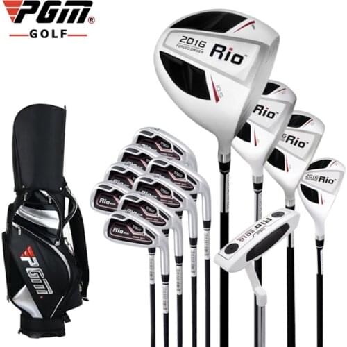 PGM RIO Golf Clubs Set Aluminum Alloy Carbon Shaft Men Beginner Exercise 13pcs with Standard Bag MTG002 Wholesale