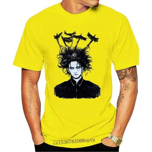 New Robert Smith The Cure Art T-Shirt, High Quality Cotton Tee Unisex Loose Fit Tee Shirt