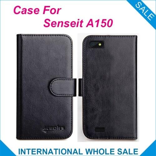 Original! Senseit A150 Case ,6 Colors High Quality Leather Exclusive Case For Senseit A150 Cover Phone Bag Tracking