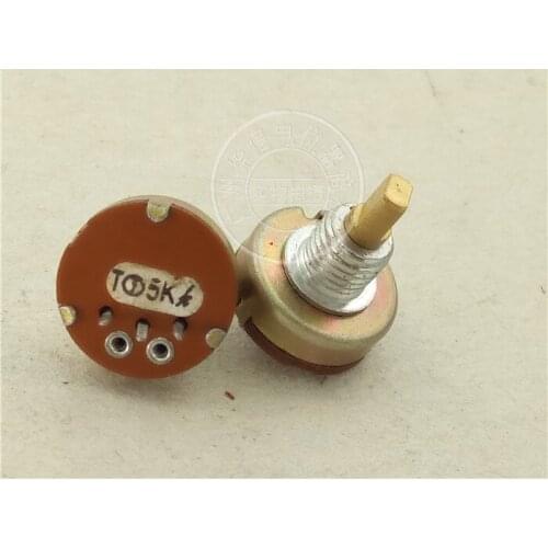 Original new 100% potentiometer 5K aircraft model potentiometer axle length 10MM axis 3.5MM H handle (SWITCH)
