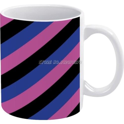 Stripes : Design 6 Of 9 Coffee Mugs Ceramic Personalized Mugs 11 Oz White Mug Tea Milk Cup Drinkware Travel Mug Stripes Bold Bri