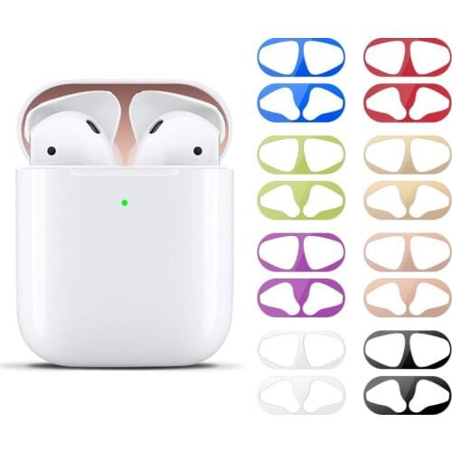 Dust-proof Scratchproof Sticker For AirPods 1 2 Pro Dust Guard Protective Earphone Film For Apple AirPods 1 2 pro Cover Stickers