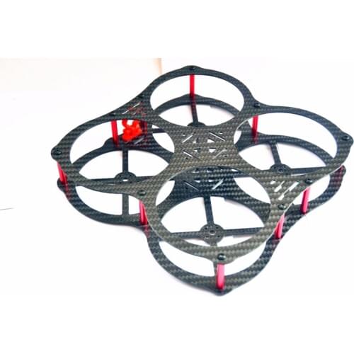 DIY FPV mini 130 130mm carbon fiber quadcopter frame For QAV-X3 UFO 130 Racing Drone