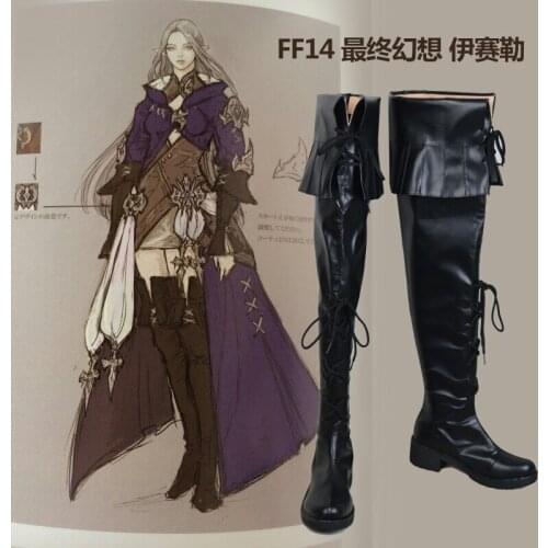 Final Fantasy XIV 14 Ysayle Cosplay Boots Anime Shoes Custom Made