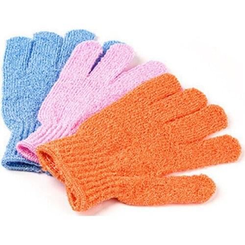 1 Pcs Home Daily Bath Exfoliating Bath Exfoliating Gloves Bathroom Products Bath Shower Gloves Loofah Massage Brush