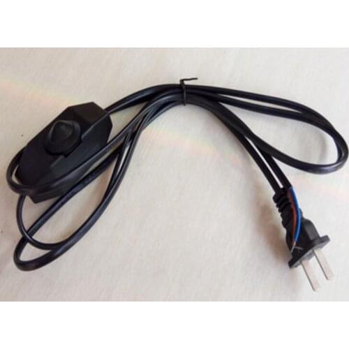 100PCS 1.8M LED Dimmer Switch Cable Light Modulator Lamp Line Dimmer Controller For Table Lamp EU/US Plug 220V Electricity wire