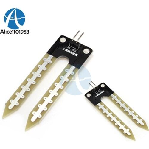 2 Pin 2Pin Soil Hygrometer Detection Module Soil Moisture Sensor Probes 3.3V-5V 60mm x20mm Detect the Moisture Content of Soil