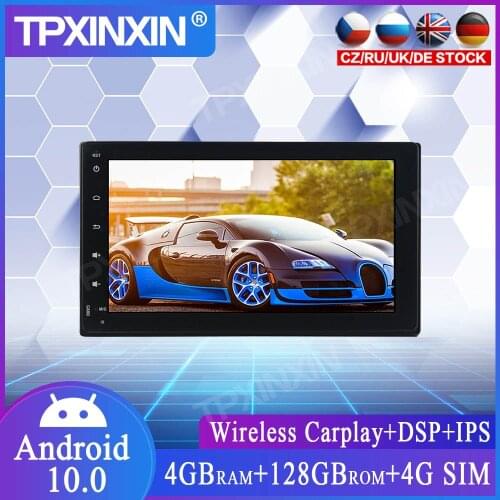 4+128G Android 10.0 For Toyota Fortuner 2016-2017 Car Multimedia Player GPS Navigation Headunit Radio Audio Stereo Tape Recorder