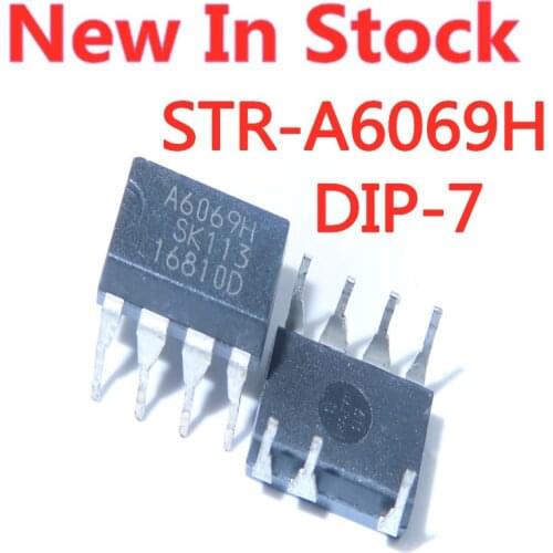 5PCS/LOT STR-A6069H A6069H A6069 DIP-7 LCD power management chip In Stock New Original