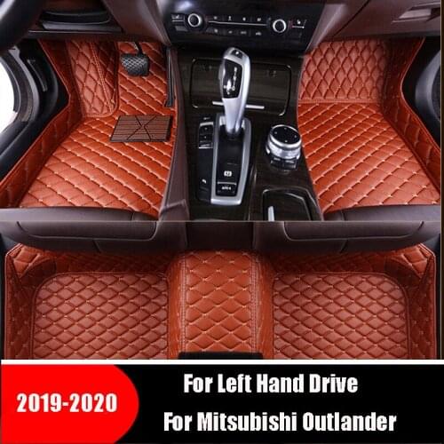 For Mitsubishi Outlander 2019 2020 (5 seats) Car Floor Mats Carpets Auto Interior Accessories Protective Waterproof Automobiles