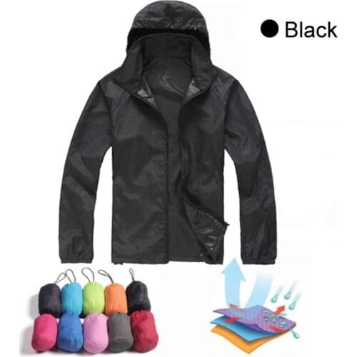 Chaquetas de secado rápido para senderismo para hombre y mujer, abrigos deportivos impermeables con protección solar para exteri