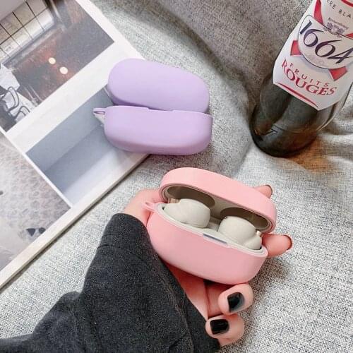 For Sony WF-1000XM4 Case Solid color Matte Anti-fall Earphone Accessories Cases Plastic Protect Charging Box wf1000xm4 Cover