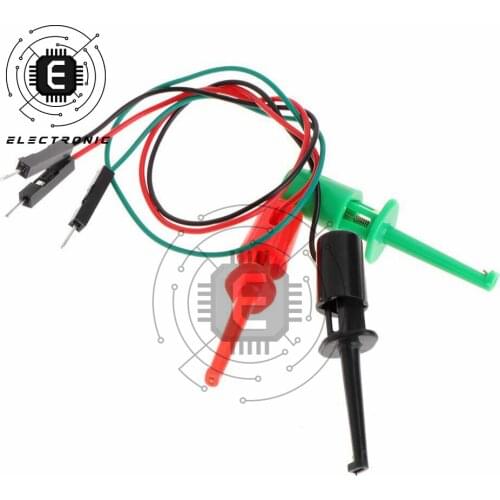 DuPont Male Test Hook Three-color Set, Suitable for Transistor Tester, Easy to Use and Wide-ranging