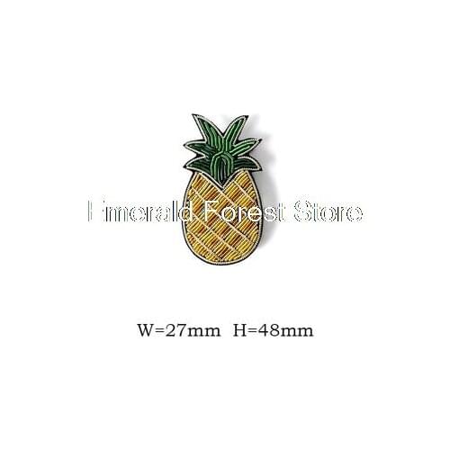 Indian silk embroidered pineapple pineapple jewelry Personalized decorative badge