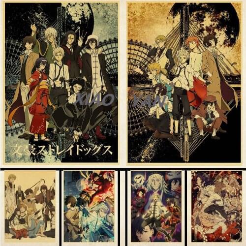 Bungou Stray Dogs Anime Poster Diamond Painting 5D DIY Rhinestone Pictures Diamond Embroidery Sale Home Decoration
