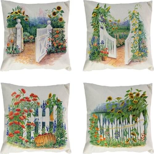 45x45cm Beautiful Provence Lavender Cushion Cover Vineyard Vines Garden Living Room Rock Chair Decorate Decor Pillowcover 1528