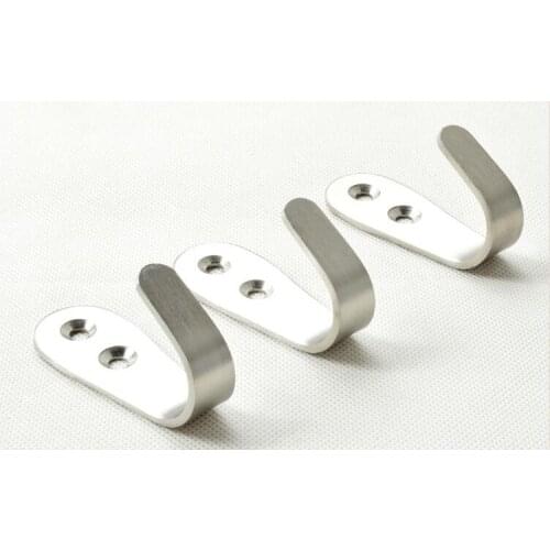 Stainless Steel Coat Hook Hotel Bathroom Towel Hooks Thick Modern Wardrobe Hooks