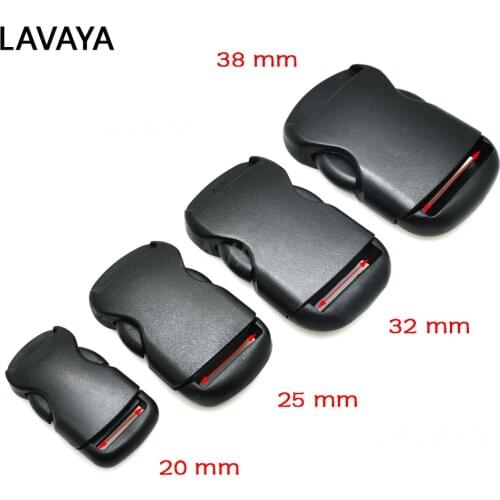 1pcs Webbing 20mm 25mm 32mm 38mm For Outdoor sports bag travel bag Plastic Side Release Buckles Slimwaist Backpack Straps