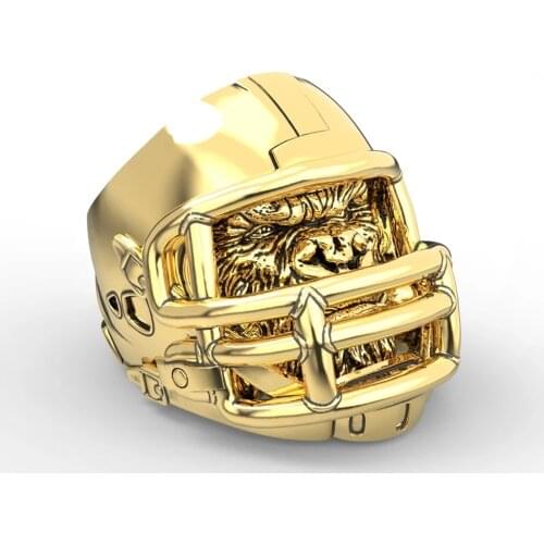 2021 New Men Rings Gorilla Helmet Personality NRings For Men Birthday Gift Band Party Ring Jewelry