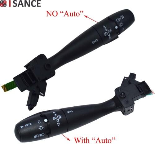 ISANCE Steering Indicator Column Turn Signal Switch For Peugeot Citroen 206 307 406 407 807 1007 Partner 96630724XT / 96530923XT