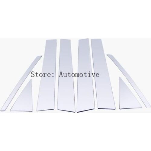 Fit For Nissan Sentra Pulsar Sylphy 2013 2014 2015 2016 2017 Window Chrome Pillar Post Cover Trim Molding Garnish Accent Styling