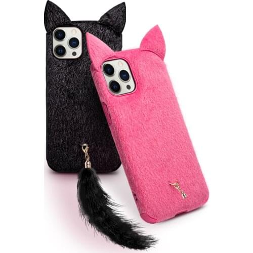 QIALINO Original Silicone Slim Phone Case for iPhone 12 Pro Fashion Back Cover for iPhone 12Mini/12 Pro Max