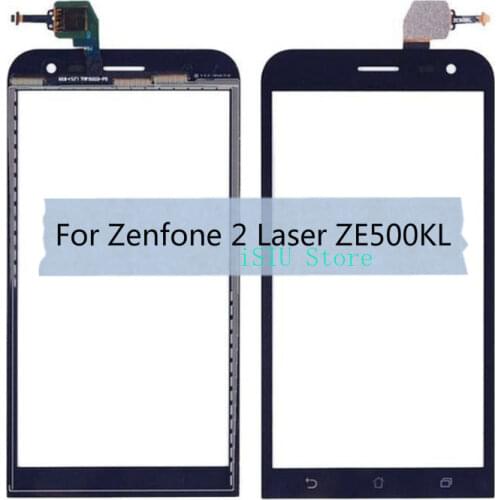 Touch Screen For ASUS ZenFone 2 Laser ZE500KL ZE500KG ZenFone2 Touchscreen Panel Digitizer Sensor 5.0 LCD Display Front Glass