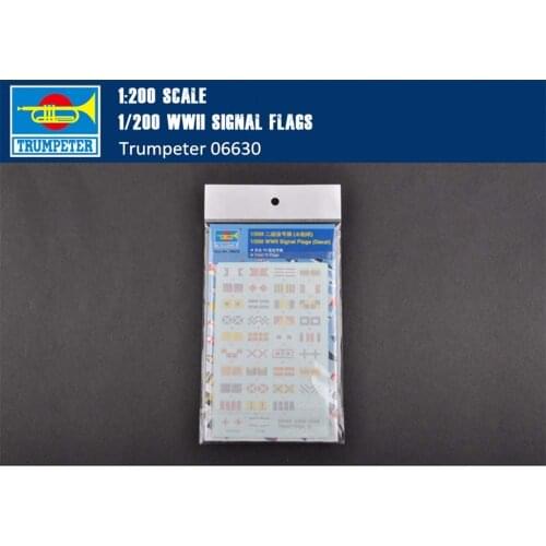 Trumpeter 06630 1/200 Scale WWII Signal Flags Decals for Model Ship