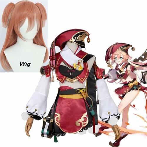 Genshin Impact Costumes Yan Fei Cosplay Halloween Party Game Clothes For Women Girls Cute Suit