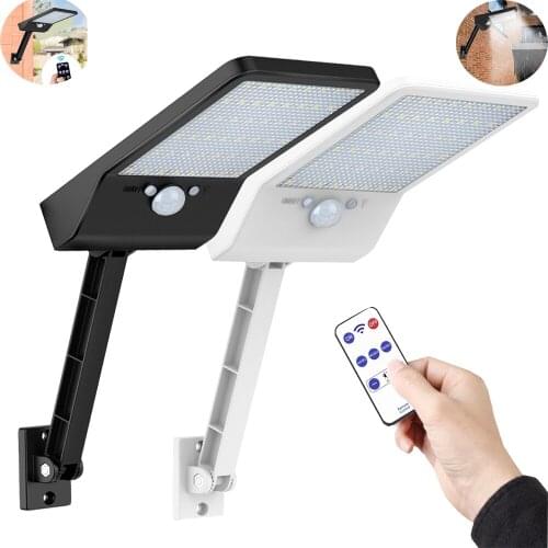Solar Lamp For Outdoor Waterproof 3 Modes Light 48 LED Auto PIR Motion Sensor Garden Street Lamps