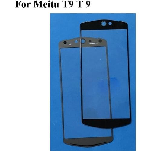 2PCS For Meitu T9 T 9 Front Outer Glass Lens Repair Touch Screen Outer Glass without Flex cable Replacement Parts MeituT9 T 9