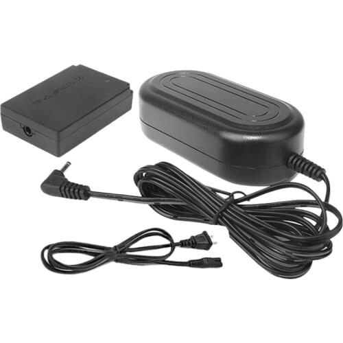 ACK-E12 Camera AC Power Adapter Kit/Charger for Canon EOSM/ M2 M10 M50 M100(US Plug)